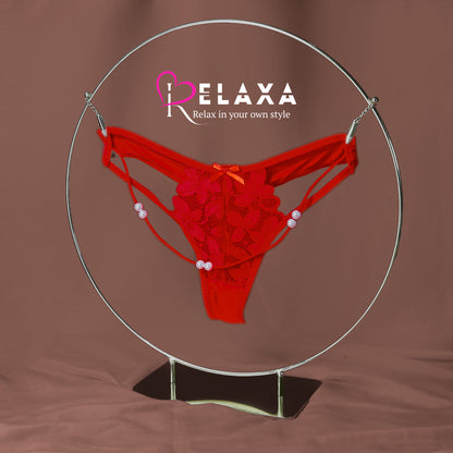 Net Beaded Bikini Styled Panty