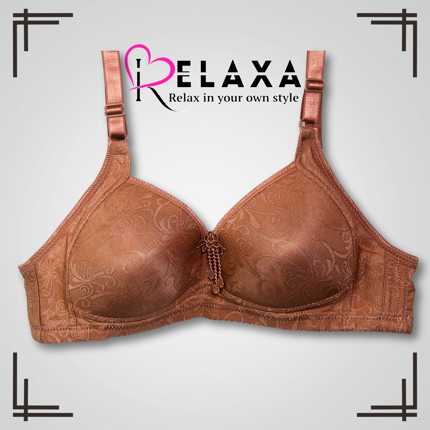 Single PaddedPure Silk Bra