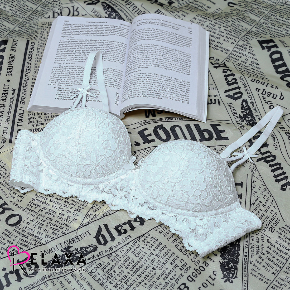 Floral Net Double Padded (Branded)