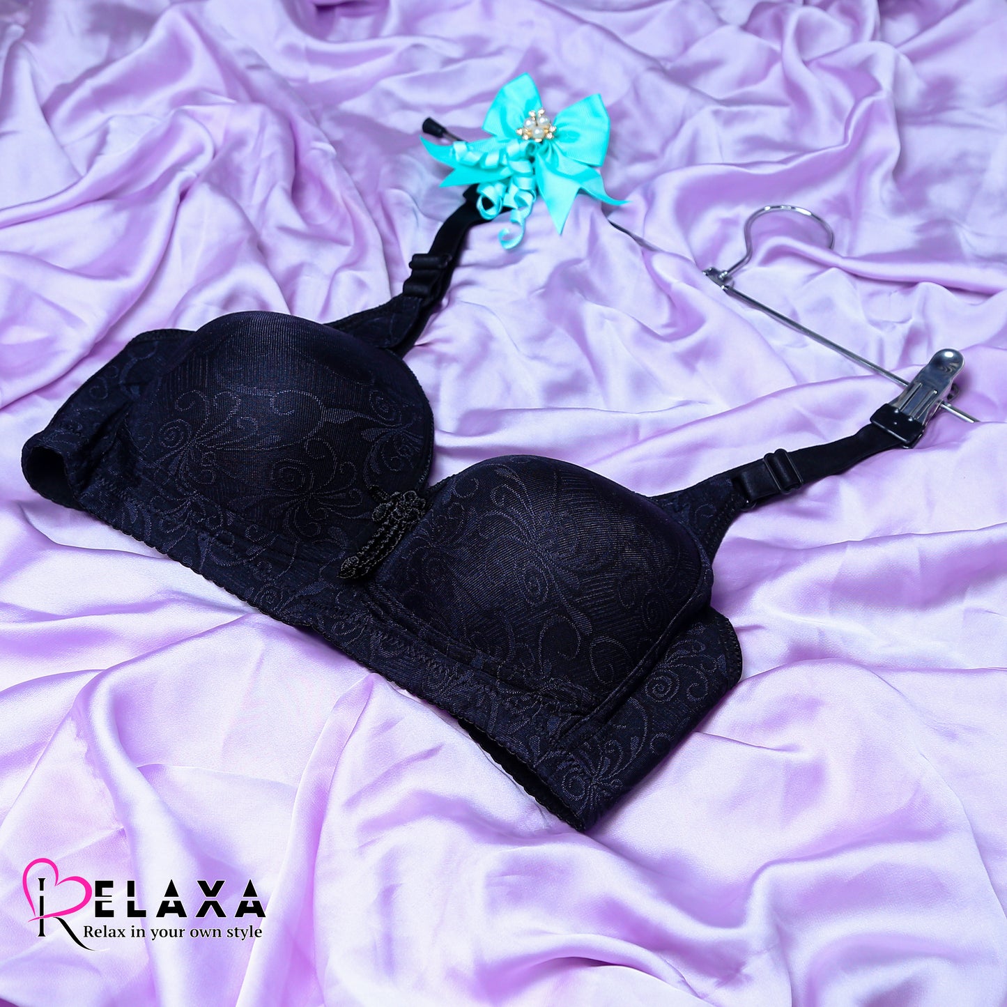 Single PaddedPure Silk Bra