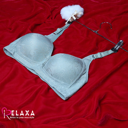 Single PaddedPure Silk Bra