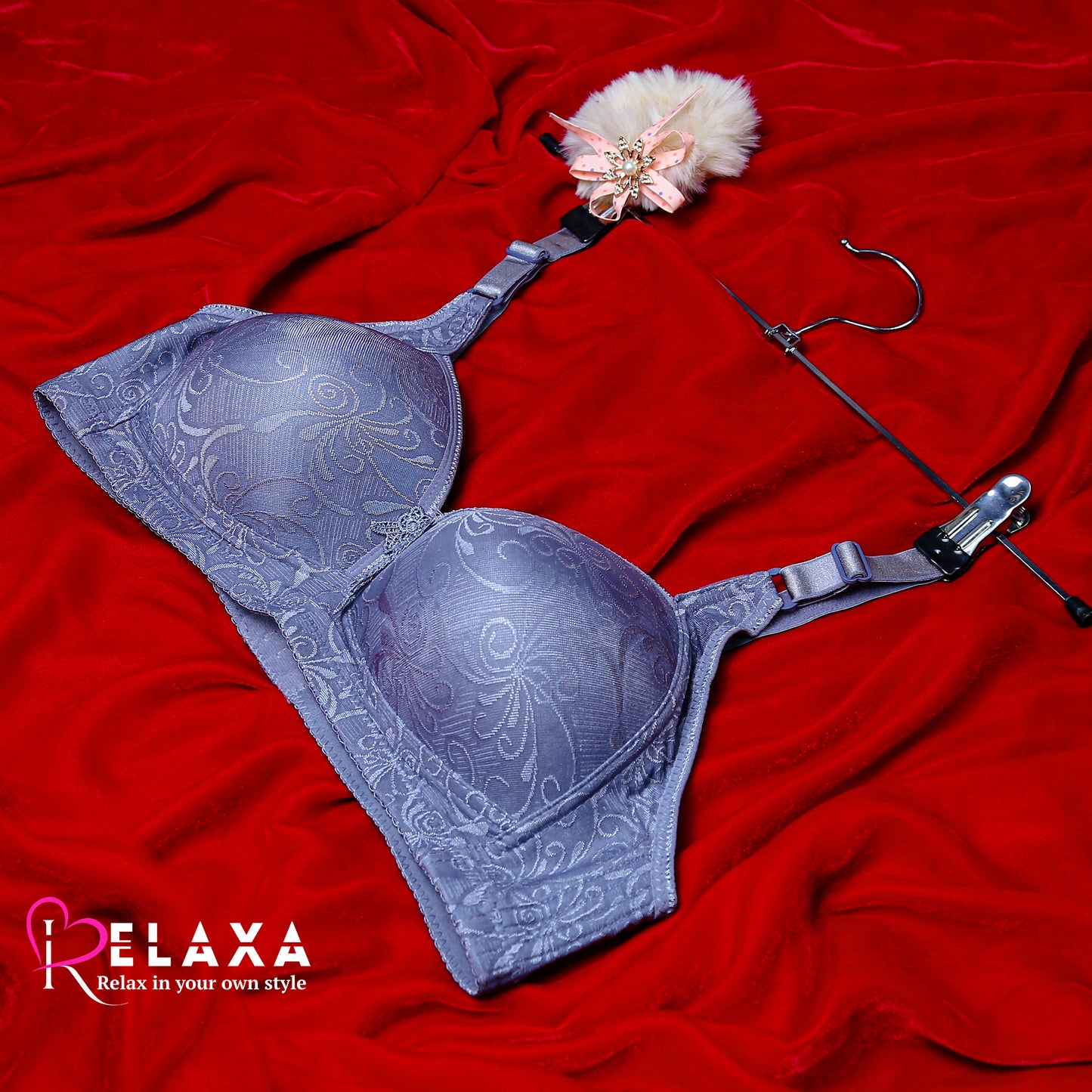 Single PaddedPure Silk Bra