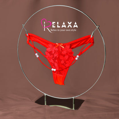 Net Beaded Bikini Styled Panty
